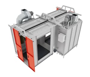 Камеры напыления порошковой краски